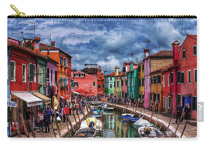  Zip Pouch featuring the photograph Murano by Al Harden