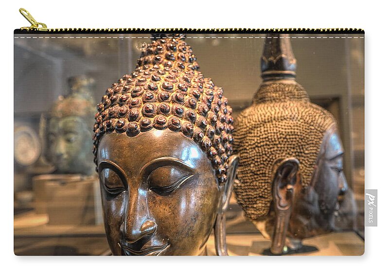 Art Zip Pouch featuring the photograph Museum China Dynasty Treasures by Chuck Kuhn