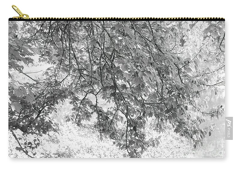 Nature Abstract Zip Pouch featuring the photograph Nature Abstract, Shade Of Tree by Felix Lai