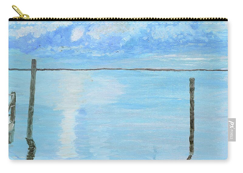 Florida Zip Pouch featuring the painting Netters Island 160 by Toni Willey