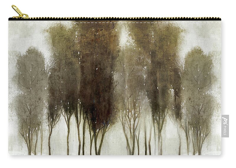 Landscapes Zip Pouch featuring the painting Neutral Scape by Tim Otoole