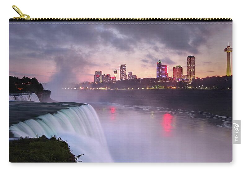 Outdoors Zip Pouch featuring the photograph Niagara Falls by Denistangneyjr