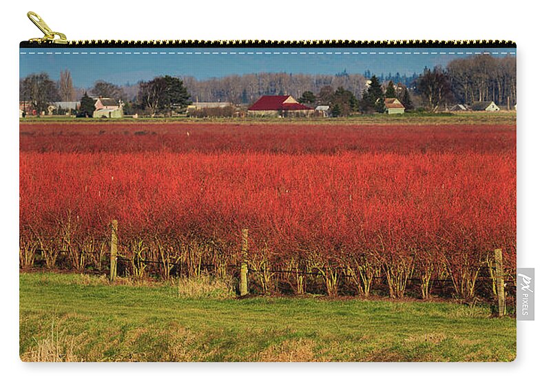 Landscape Zip Pouch featuring the photograph Nine Layer Dip by Briand Sanderson