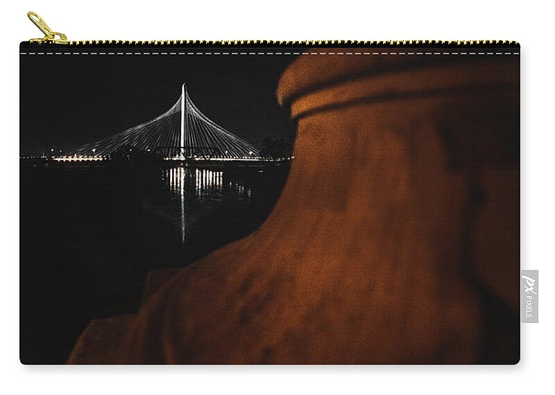 Noir Carry-all Pouch featuring the photograph Noir Dallas by Peter Hull