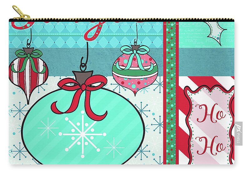 Nostalgia Carry-all Pouch featuring the painting Nostalgia Christmas II by Andi Metz