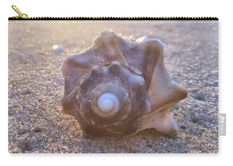 Nuclear Whorl Zip Pouch featuring the photograph Nuclear Whorl by Robert Banach