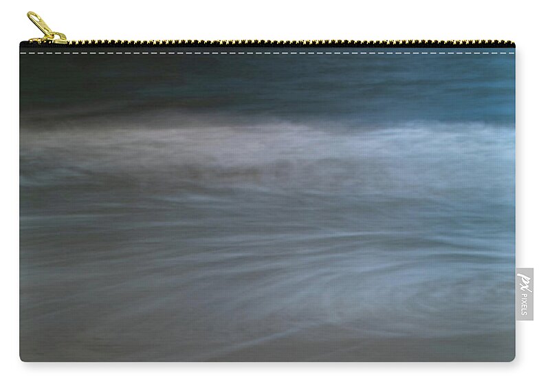 Ocean Zip Pouch featuring the photograph Ocean in Motion by Vicky Edgerly