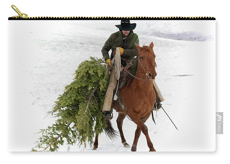 Christmas Zip Pouch featuring the photograph Oh, Christmas Tree by Pamela Steege