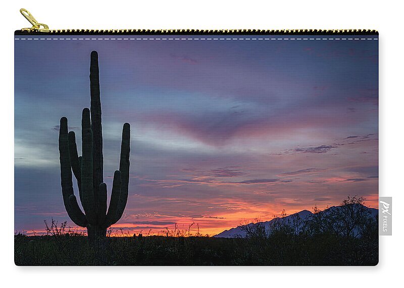 Desert Zip Pouch featuring the photograph Oh the Colors by Laura Hedien