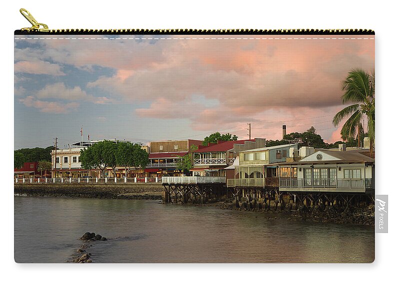 Lahaina Zip Pouch featuring the photograph Old Lahaina Town by Dustypixel