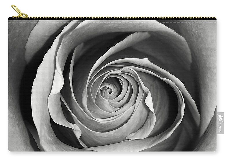 Rose Zip Pouch featuring the photograph Old Rose by Nathan Little