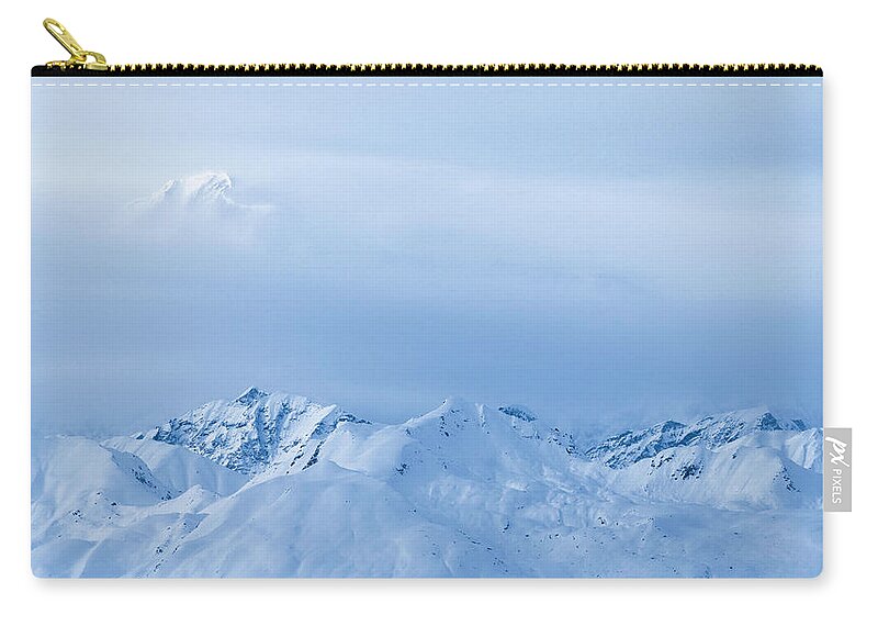 Alaska Zip Pouch featuring the photograph Ominous by Chad Dutson