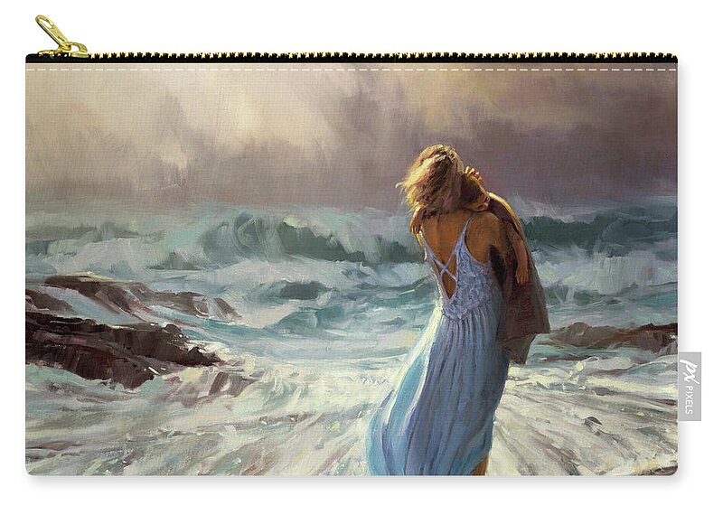 Ocean Carry-all Pouch featuring the painting On Watch by Steve Henderson
