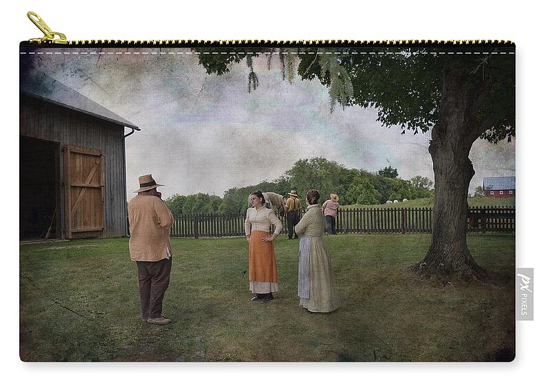  Zip Pouch featuring the photograph Once Upon a Time by Jack Wilson