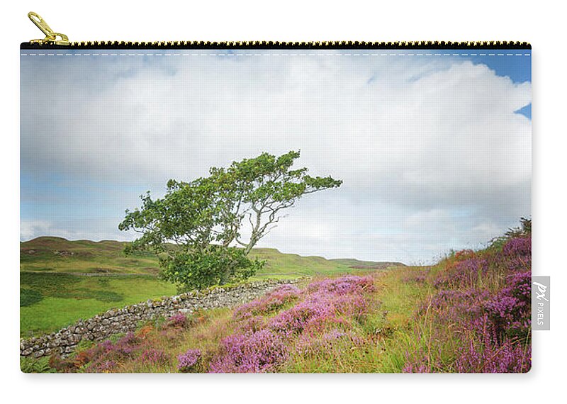 Heather Zip Pouch featuring the photograph One Of These Days by Philippe Sainte-laudy Photography
