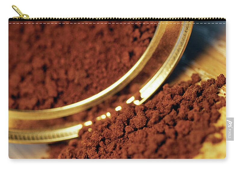 Can Zip Pouch featuring the photograph Open Can Of Instant Coffee by Medioimages/photodisc