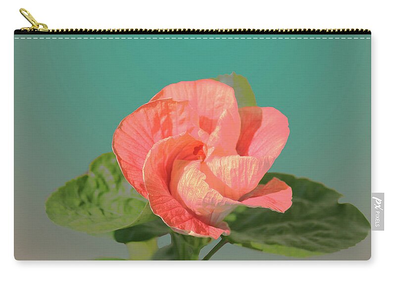 Flower Carry-all Pouch featuring the digital art Opening by Steve Karol