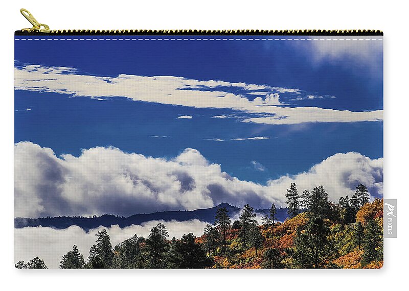 Canon 7d Mark Ii Zip Pouch featuring the photograph Over the Mountain by Dennis Dempsie