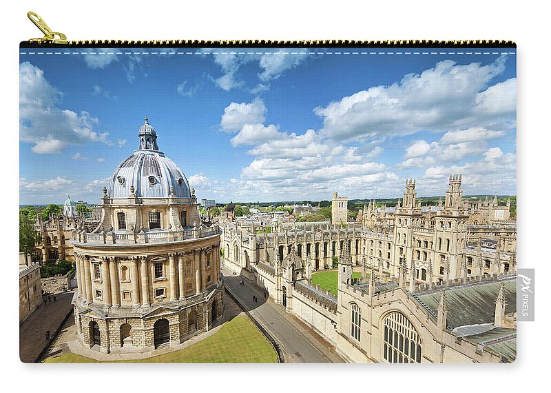 Education Zip Pouch featuring the photograph Oxford, Uk by Nikada