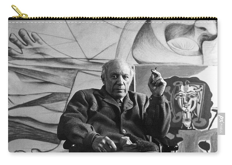 Art Carry-all Pouch featuring the painting Pablo Picasso by Sanford Roth