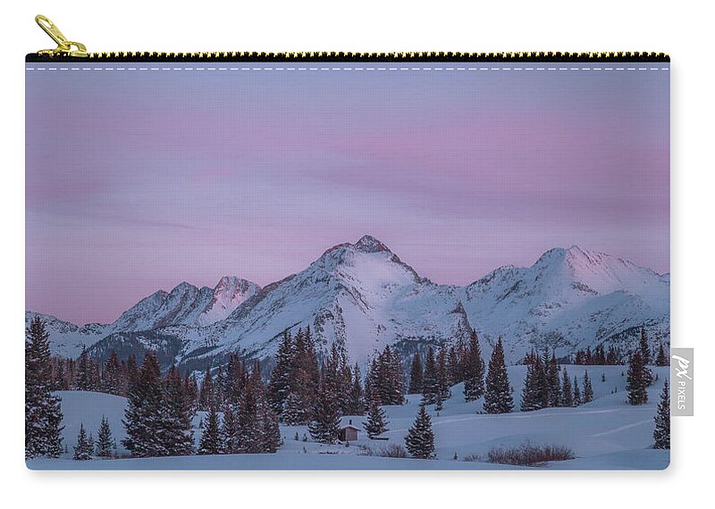 Pastel Zip Pouch featuring the photograph Painted in Pastels by Jen Manganello
