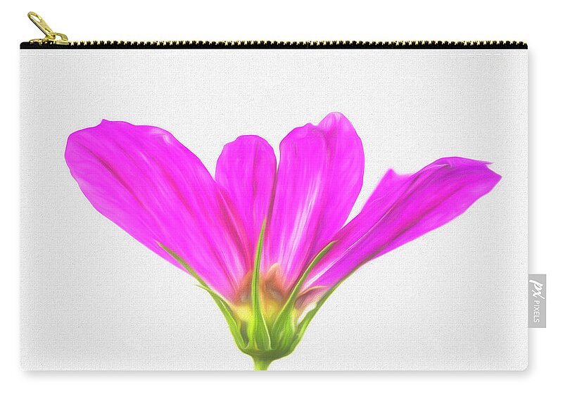 Cosmos Zip Pouch featuring the photograph Painterly Cosmos by Cindi Ressler
