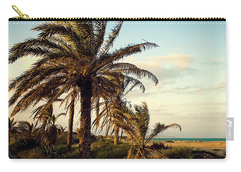 Tranquility Zip Pouch featuring the photograph Palm by You Can Buy This Photo.