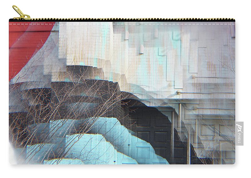 Abstract Zip Pouch featuring the photograph Parallel Universe Part 2 by Alexandria Artisans