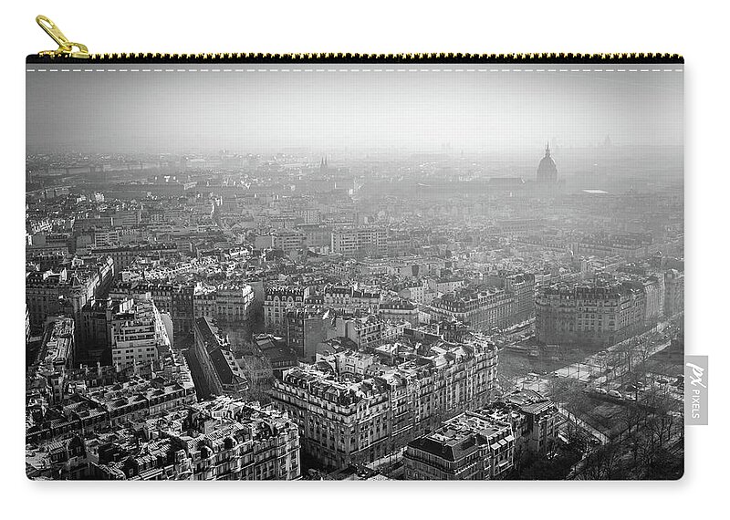 Eiffel Carry-all Pouch featuring the photograph Paris View 1 by Nigel R Bell