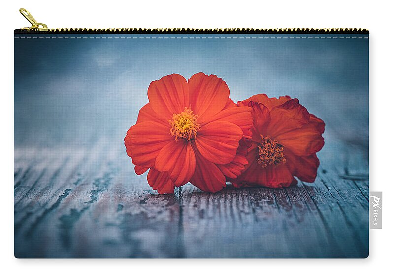 Flowers Zip Pouch featuring the photograph Passion by Philippe Sainte-Laudy