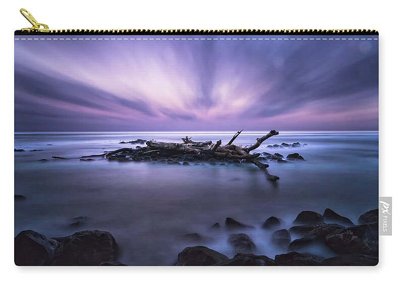 Landscape Zip Pouch featuring the photograph Pastel Tranquility by Jason Roberts