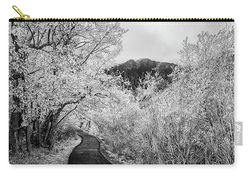Eastern Sierra Mountains Zip Pouch featuring the photograph Path of Beauty by Francine Collier
