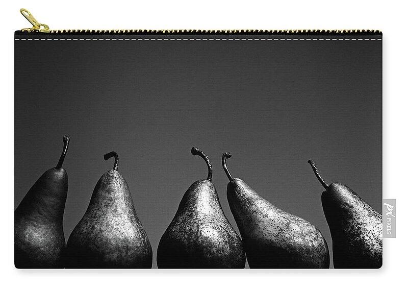 Five Objects Zip Pouch featuring the photograph Pears by Eddie O'bryan