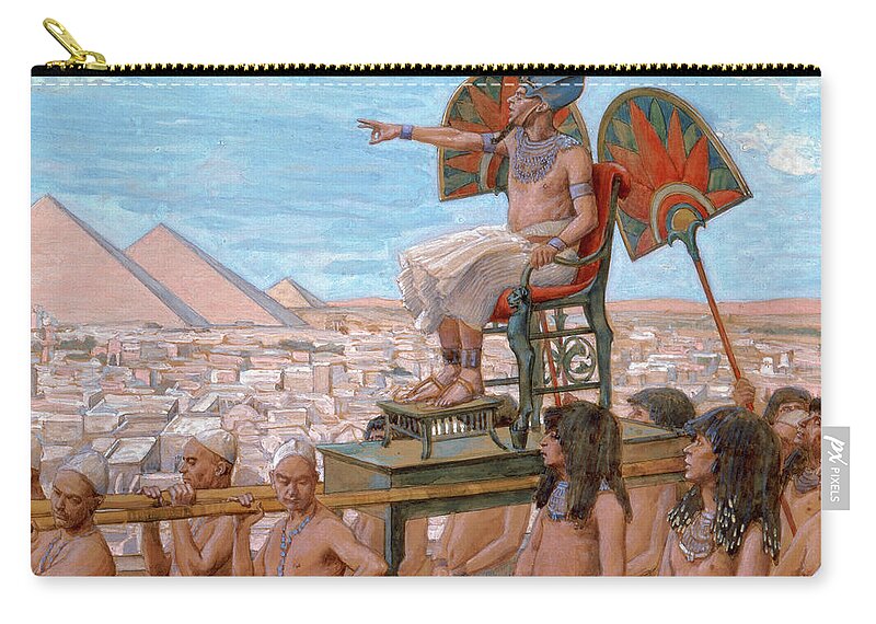 Pharaoh Notes the Importance of the Jewish People, 1902 Zip Pouch