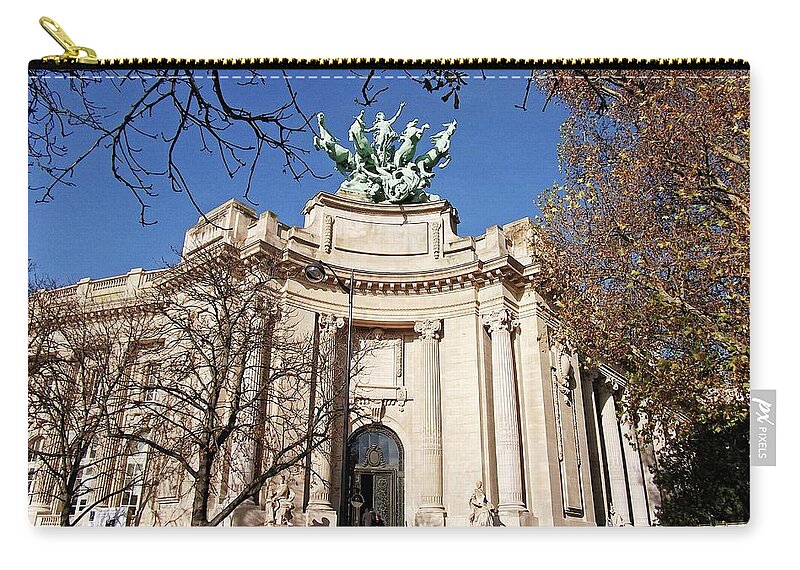 Architecture Zip Pouch featuring the photograph Plovdiv architecture by Martin Smith