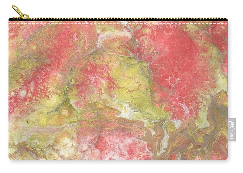 Polyhymnia Zip Pouch featuring the painting Polyhymnia by Shannon Grissom
