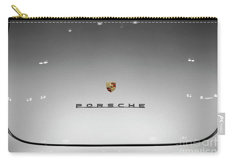Porsche Logo Zip Pouch featuring the photograph Porsche Design by Stefano Senise