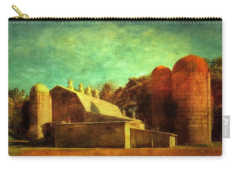 Zip Pouch featuring the photograph Pretty Farm by Jack Wilson