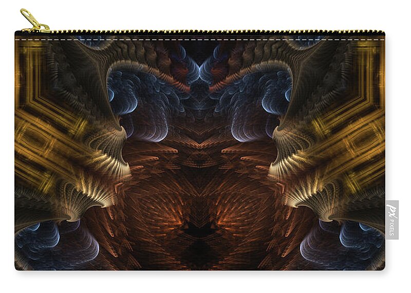 Pattern Carry-all Pouch featuring the digital art Pvm3prr90 by Rolando Burbon