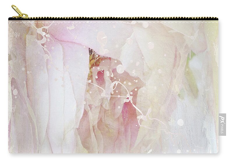 Abstract Zip Pouch featuring the photograph Queen of Hearts by Karen Lynch