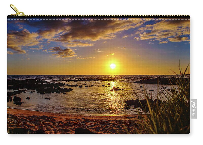  Zip Pouch featuring the photograph Rainbow Creator by John Bauer