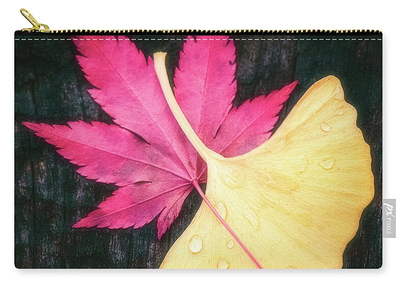 Autumn Zip Pouch featuring the photograph Red and Yellow by Philippe Sainte-Laudy