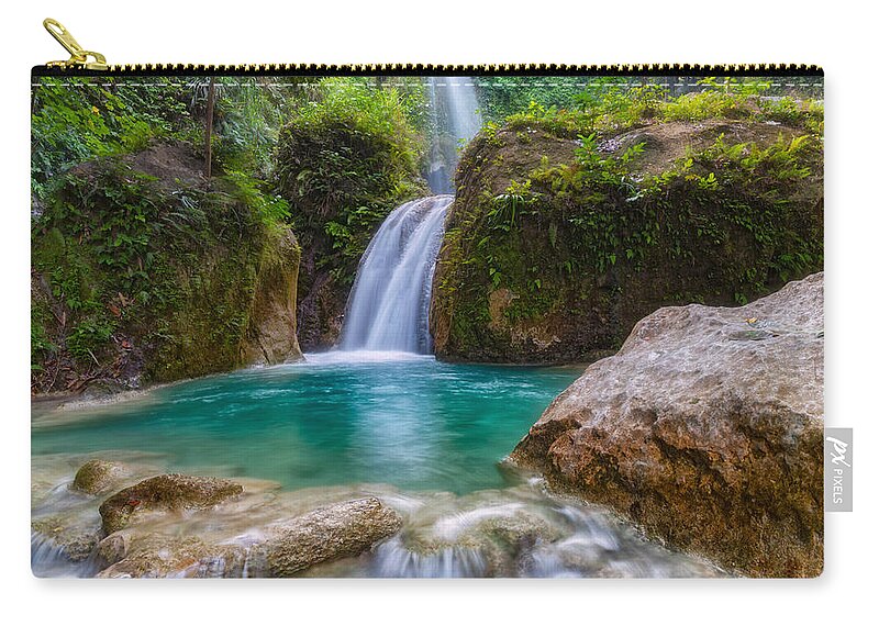 Waterfalls Zip Pouch featuring the photograph Refreshed by Russell Pugh