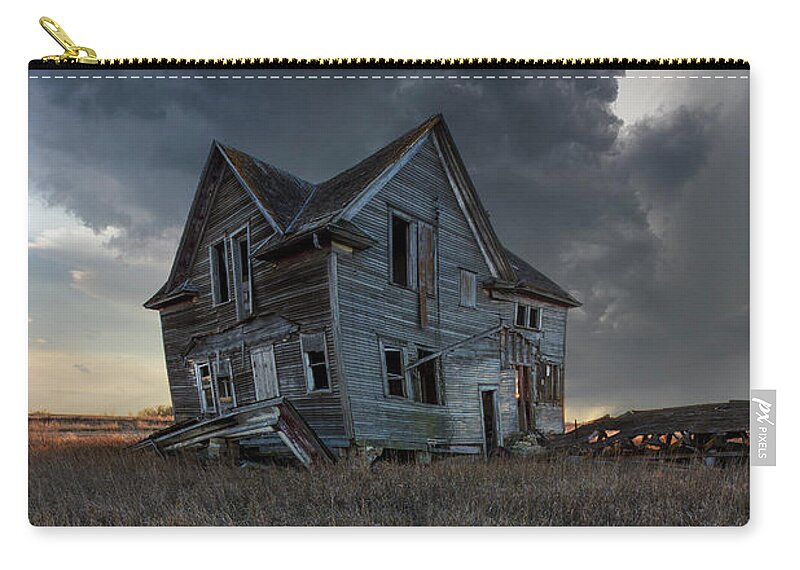 Farmhouse Zip Pouch featuring the photograph Right Where It Belongs by Aaron J Groen
