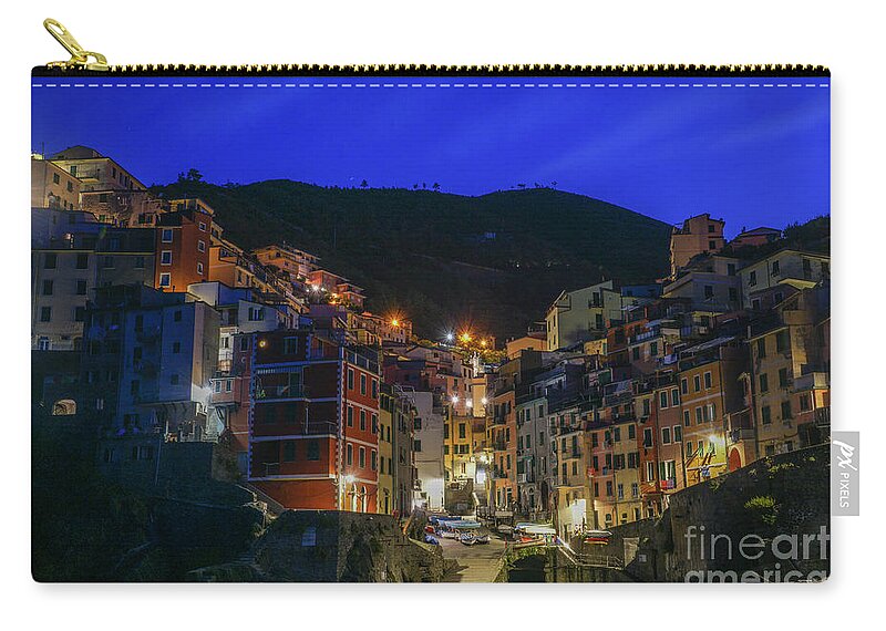 Europe Zip Pouch featuring the photograph Riomaggiore by Brian Kamprath