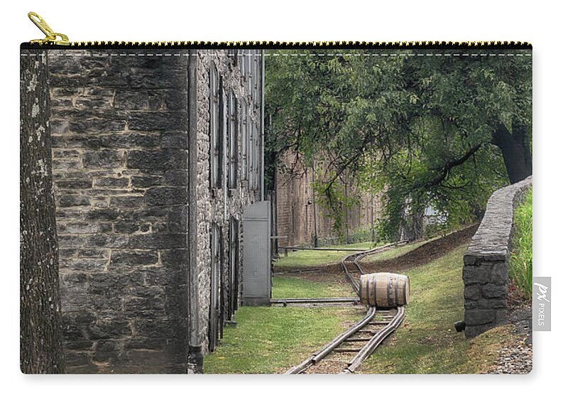 Woodford Reserve Carry-all Pouch featuring the photograph Rolling on Down the Line by Susan Rissi Tregoning