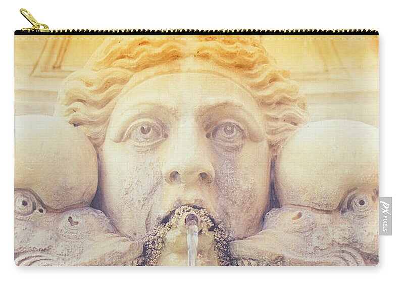 Fountains Carry-all Pouch featuring the photograph Rome 5 by Becqi Sherman