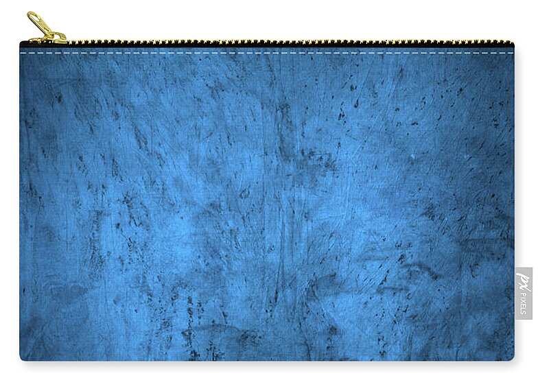 Material Carry-all Pouch featuring the photograph Royal Blue Textured Background by Shutterworx