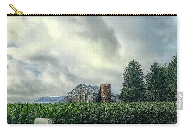  Carry-all Pouch featuring the photograph Rural Route by Jack Wilson
