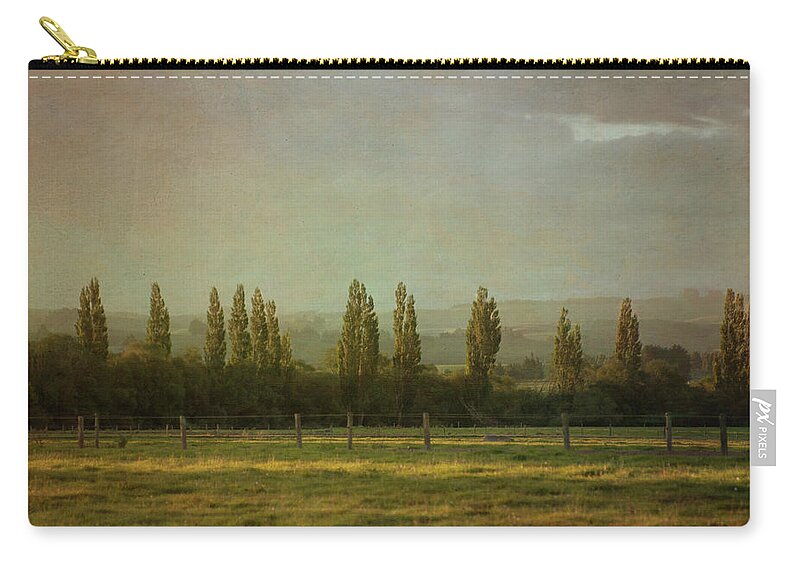 Tranquility Zip Pouch featuring the photograph Rural Scene by Jill Ferry